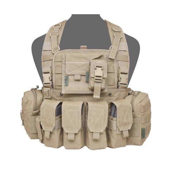 Large Admin Panel with MOLLE Pistol / Flashlight Pouch Coyote Tan - Image 4