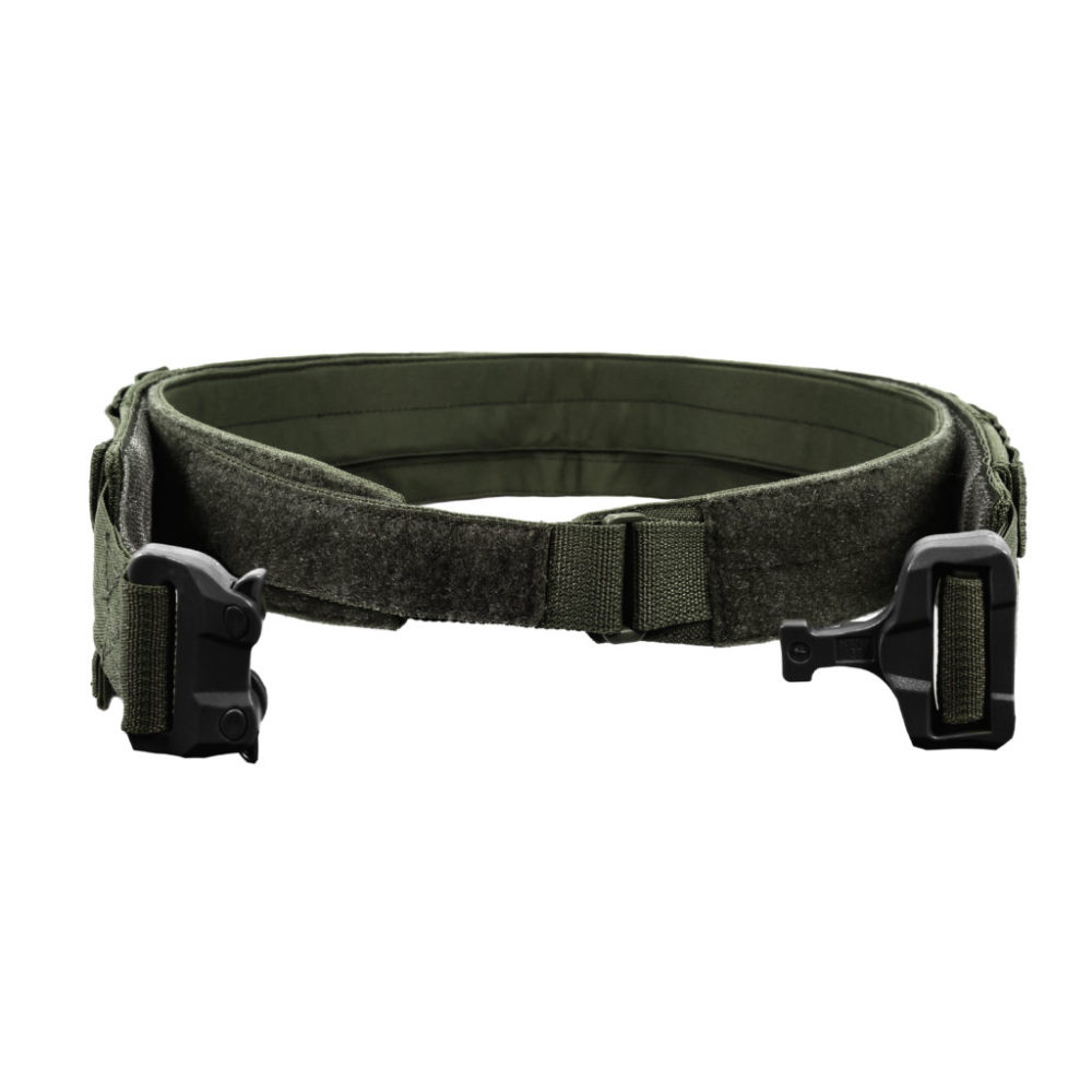 Low Profile MOLLE Belt with polymer Cobra belt OD Green - Image 3