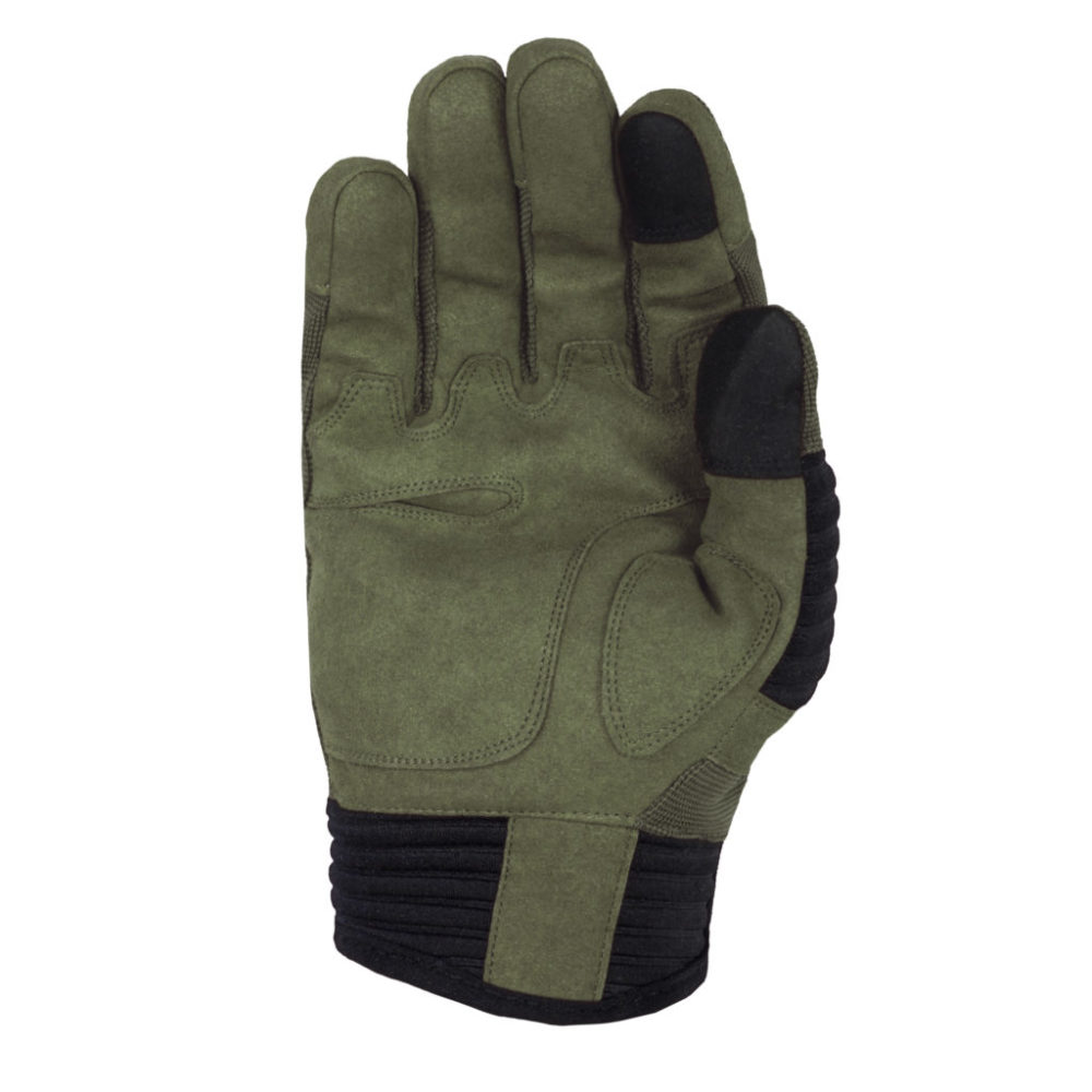 Omega Hard Knuckle Gloves OD Green - Image 2