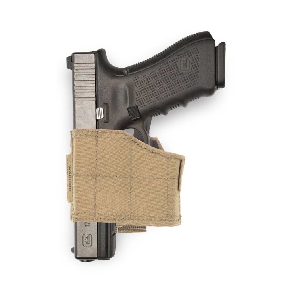 Universal Pistol Holster Left Handed Coyote Tan