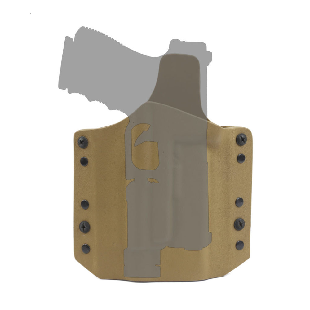 Ares Kydex Holster Glock -17/19 TLR-1/TLR-2 Weapon Lights Coyote Tan - Image 4