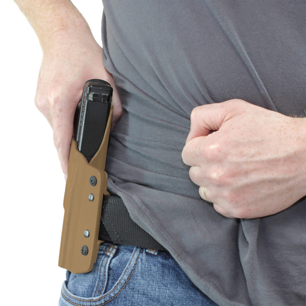 Ares Kydex Holster Glock -17/19 TLR-1/TLR-2 Weapon Lights Coyote Tan - Image 3