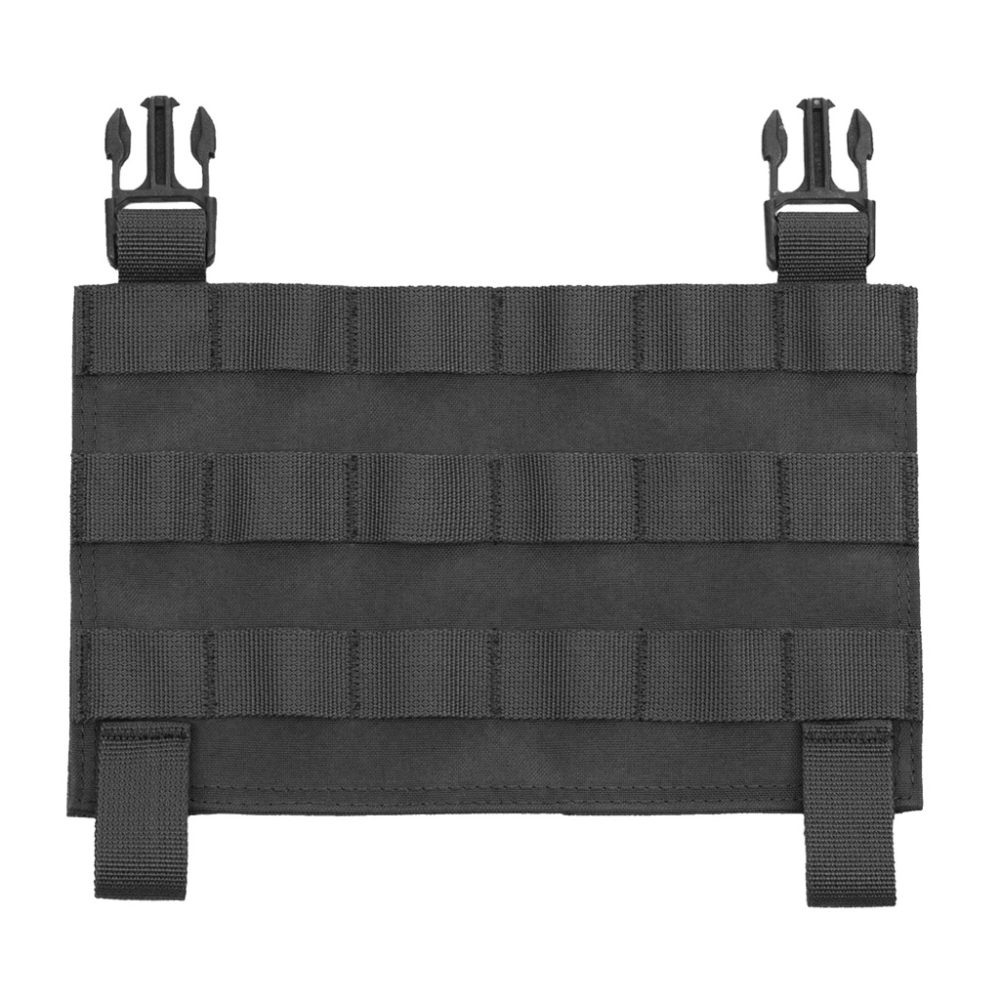 Detachable MOLLE Front Panel Black