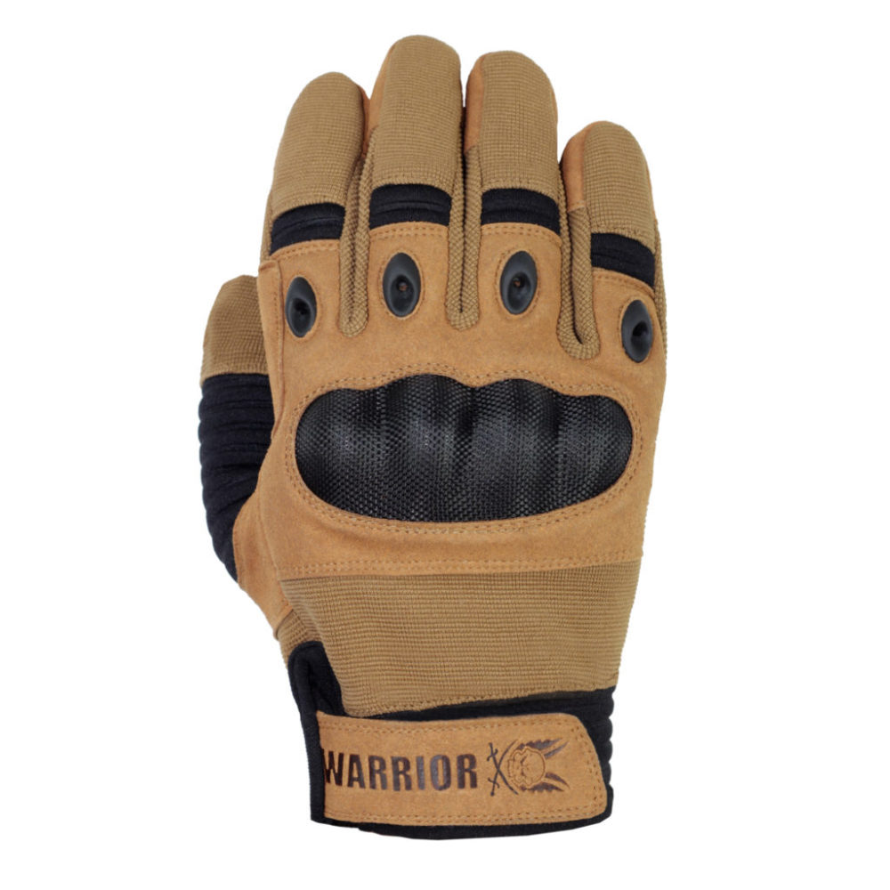 Omega Hard Knuckle Gloves Coyote Tan