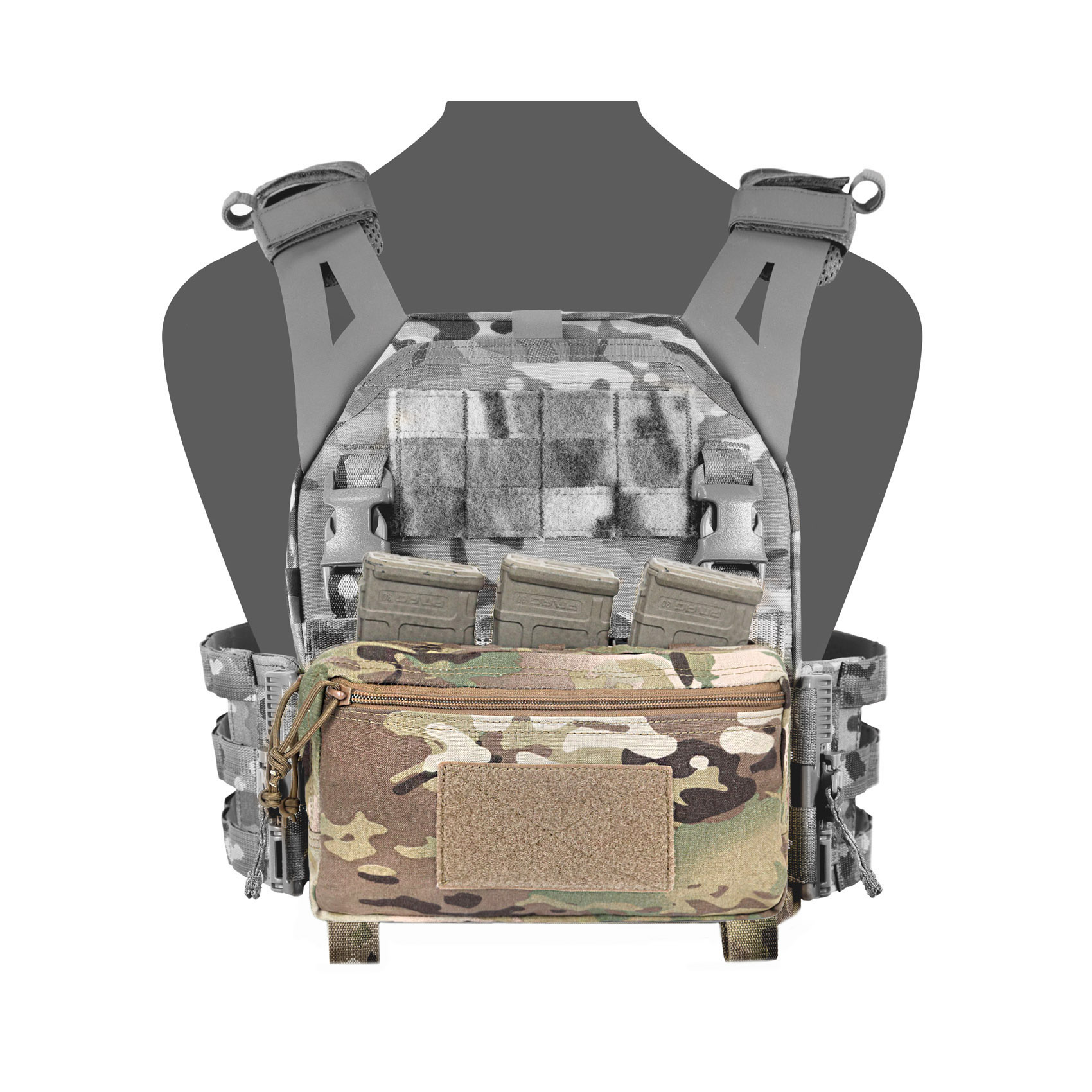 Warrior Assault Systems Elite OPS Triple Snap Mag with Utility Pouch - Image 21