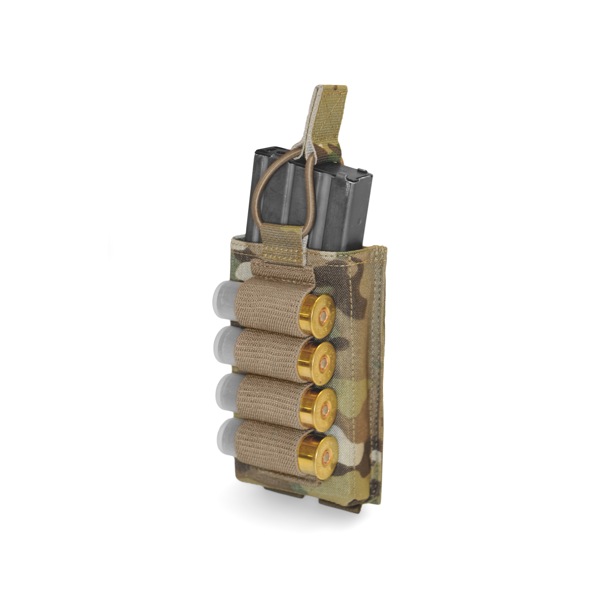 Warrior Assault Systems ELITE OPS Single Open 5.56mm Mag Pouch with Shotgun Strip - Image 7