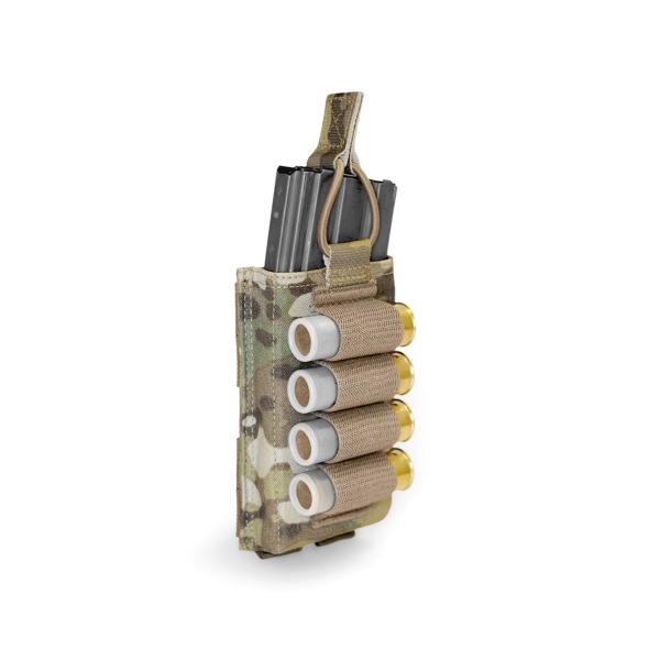 Warrior Assault Systems ELITE OPS Single Open 5.56mm Mag Pouch with Shotgun Strip - Image 8