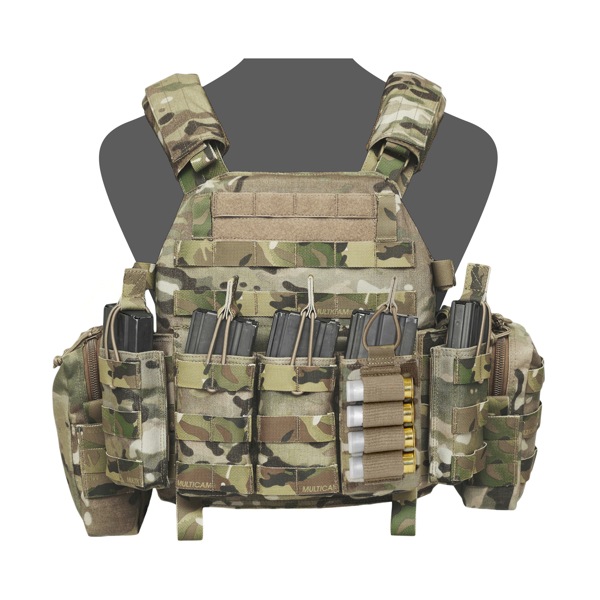 Warrior Assault Systems ELITE OPS Single Open 5.56mm Mag Pouch with Shotgun Strip - Image 9