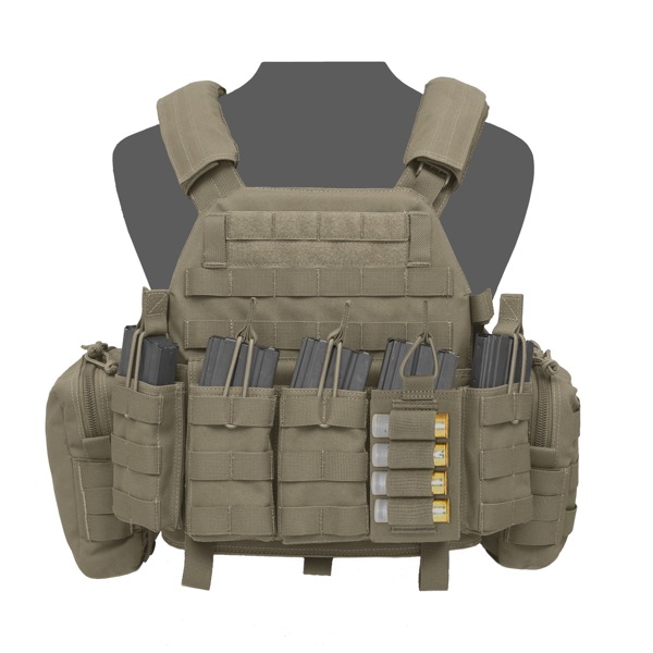 Warrior Assault Systems ELITE OPS Single Open 5.56mm Mag Pouch with Shotgun Strip - Image 18