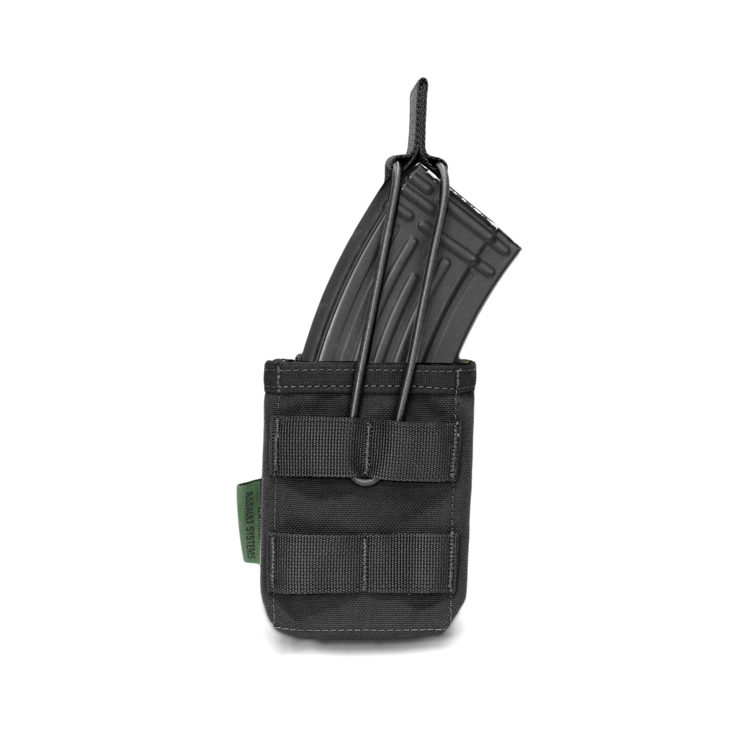 Warrior Assault Systems ELITE OPS Single MOLLE Open AK 7.62mm Mag / Bungee Retention- 1 Mag