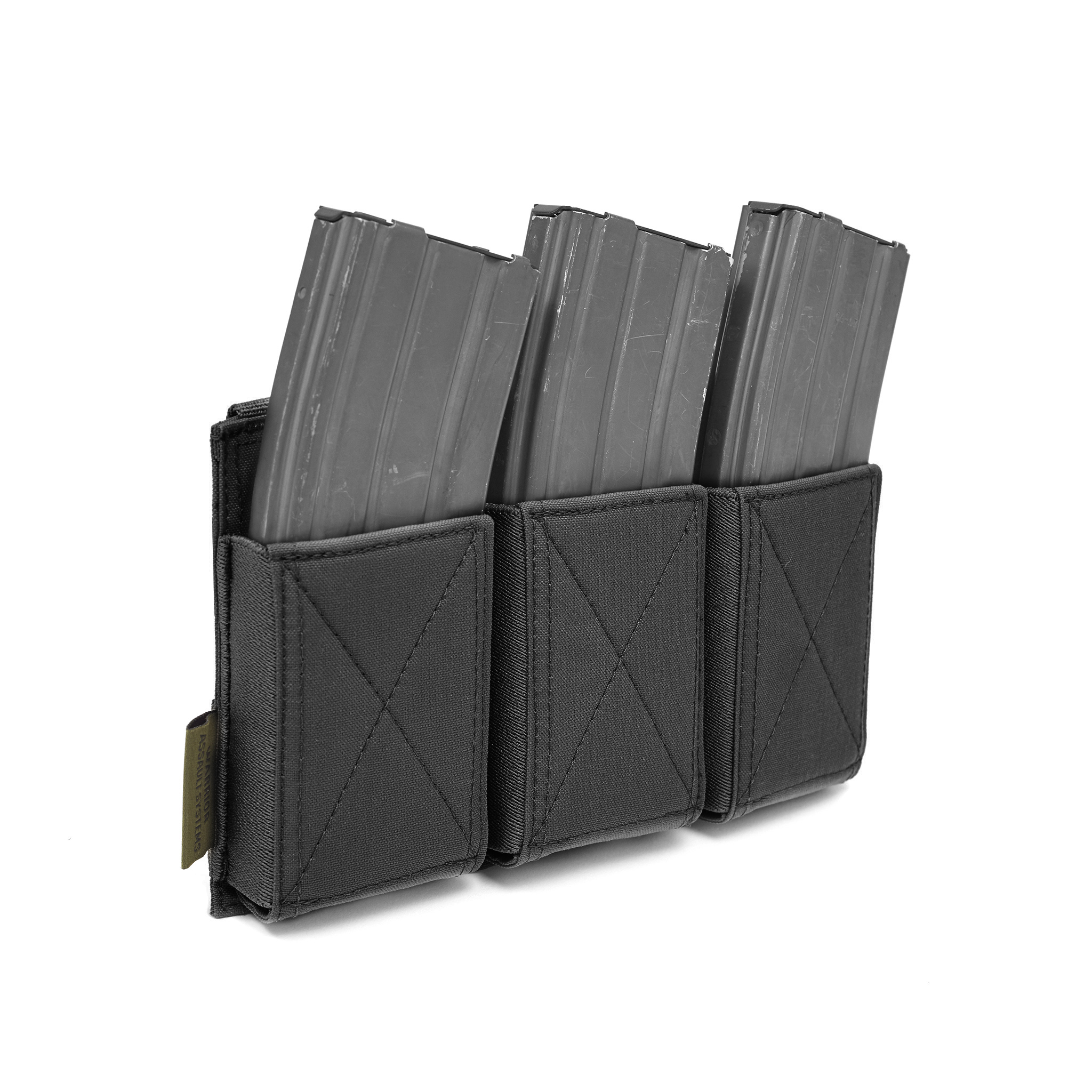 Warrior Assault Systems Elite OPS Triple Elastic Mag Pouch M4 5.56mm & AK - Image 3